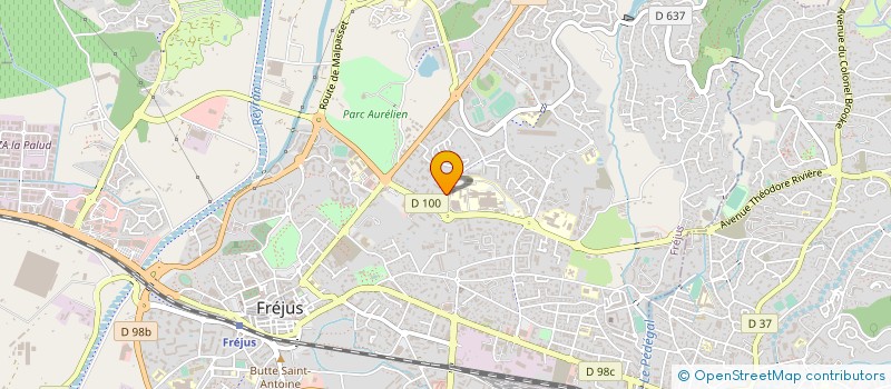 localisation de l'entreprise CENTRE HOSPITALIER INTERCOMMUNAL FREJUS ST RAPHAEL à FREJUS