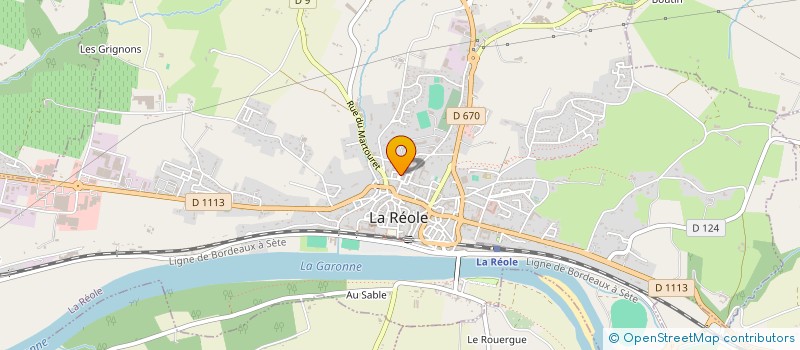 localisation de l'entreprise CENTRE HOSPITALIER SUD GIRONDE LANGON-LA REOLE à LA REOLE