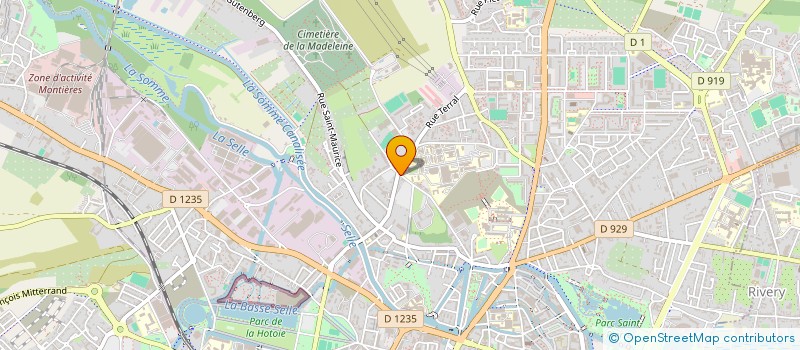 localisation de l'entreprise CENTRE HOSPITALIER UNIVERSITAIRE  AMIENS