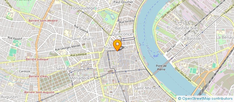 localisation de l'entreprise CENTRE HYPNOSE PNL-EIHPNL  BORDEAUX