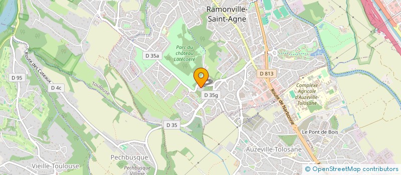 localisation de l'entreprise CENTRE ICARE  RAMONVILLE-SAINT-AGNE