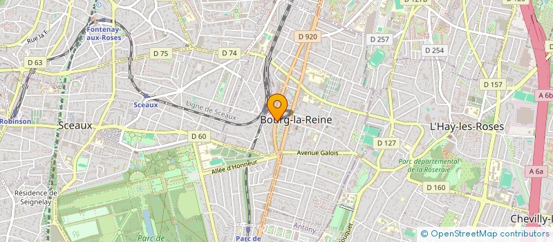 localisation de l'entreprise CENTRE IMAGERIE MEDICALE SUD PARISIEN à BOURG-LA-REINE