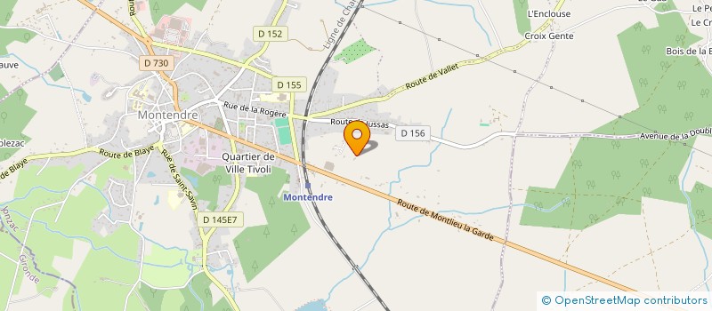 localisation de l'entreprise CENTRE IMMAT  MONTENDRE