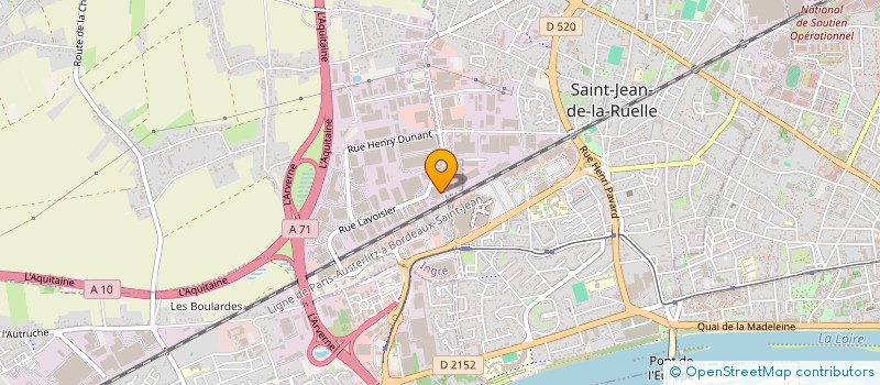 localisation de l'entreprise CENTRE IMMO  INGRE