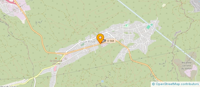 localisation de l'entreprise CENTRE IMMO GL  LE ROVE