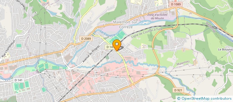 localisation de l'entreprise CENTRE IMMOBILIER C.F.  MALEMORT