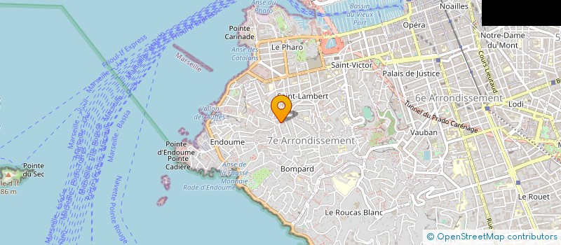 localisation de l'entreprise CENTRE IMMOBILIER REGIONAL à MARSEILLE