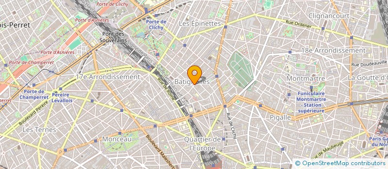 localisation de l'entreprise CENTRE INDEPEND INFORMA FINANC à PARIS