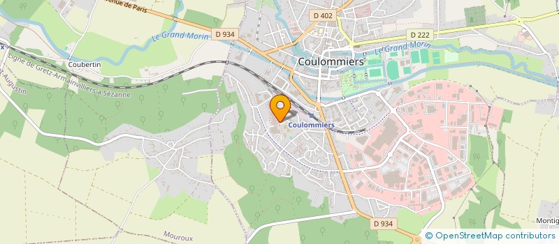 localisation de l'entreprise CENTRE INDEPENDANT D'EDUCATION DE CHIENS GUIDES DU COEUR à COULOMMIERS