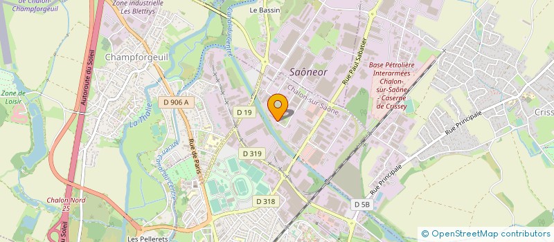 localisation de l'entreprise CENTRE INDEPENDANT DE VALIDATION TECHNIQUE FORMATION  CHALON-SUR-SAONE