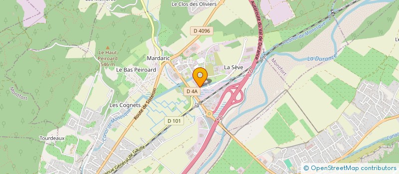 localisation de l'entreprise CENTRE INFINEA  PEYRUIS