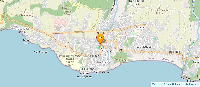 localisation de l'entreprise CENTRE INFIRMIERS à SAINT-JOSEPH