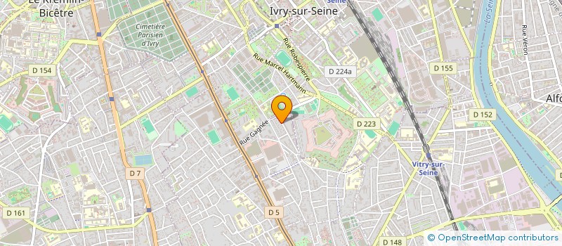 localisation de l'entreprise CENTRE INFO-MER à VITRY-SUR-SEINE