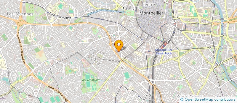 localisation de l'entreprise CENTRE INFORM MUTUAL AGRIC REGION SUD à MONTPELLIER