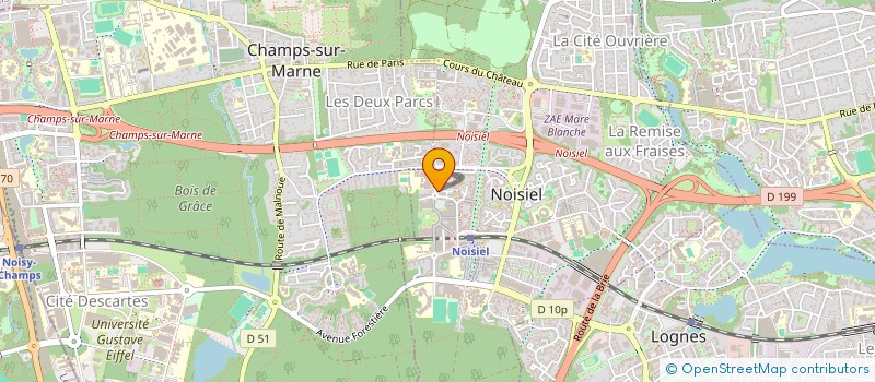 localisation de l'entreprise CENTRE INFORMAT DEVELOP EXPERTI ENTREPRI  NOISIEL