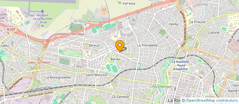 localisation de l'entreprise CENTRE INFORMAT DROIT FEMMES  LA ROCHELLE