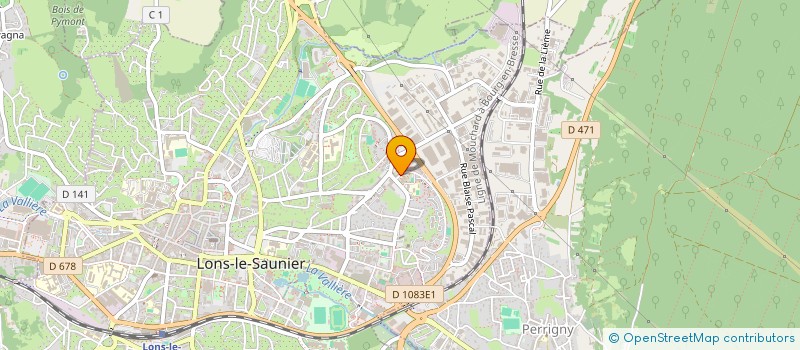 localisation de l'entreprise CENTRE INFORMATION DEPART DROIT FEMMES à LONS-LE-SAUNIER