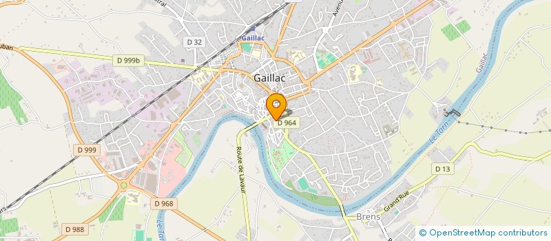 localisation de l'entreprise CENTRE INFORMATION DOCUMENTATION DEVELOP  GAILLAC