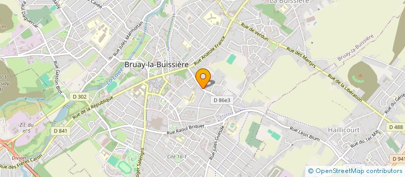 localisation de l'entreprise CENTRE INFORMATION DROITS DE LA FEMME à BRUAY-LA-BUISSIERE