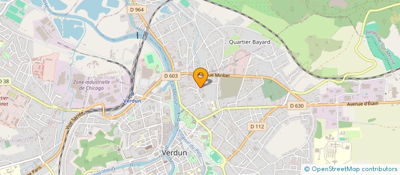 localisation de l'entreprise CENTRE INFORMATION DROITS DES FEMMES à VERDUN