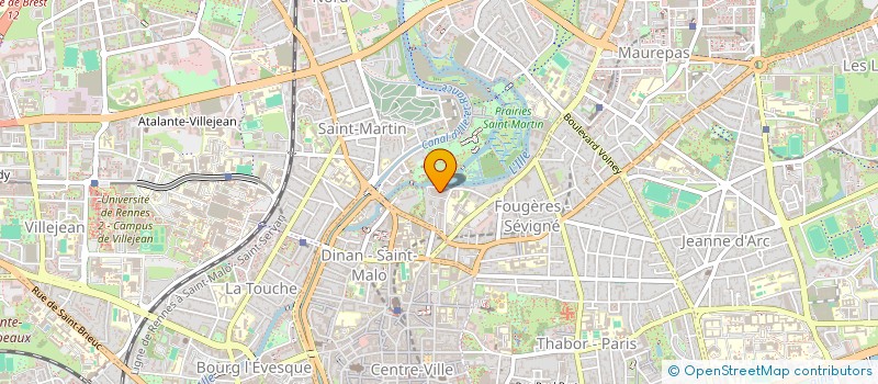 localisation de l'entreprise CENTRE INFORMATION ENERGIE ENVIRONNEMENT  RENNES