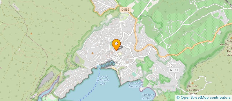 localisation de l'entreprise CENTRE INFORMATION MEDECINES DOUCES à CASSIS