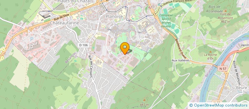 localisation de l'entreprise CENTRE INFORMATIQUE BUREAUTIQUE ET SERVICES TECHNIQUES à BESANCON