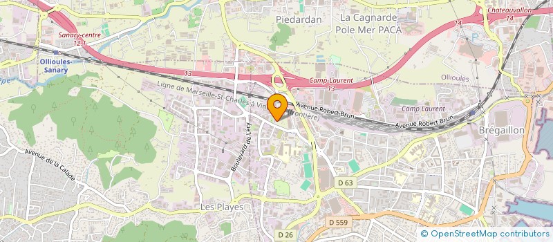 localisation de l'entreprise CENTRE INFORMATIQUE DE TRAITEMENT  LA SEYNE-SUR-MER