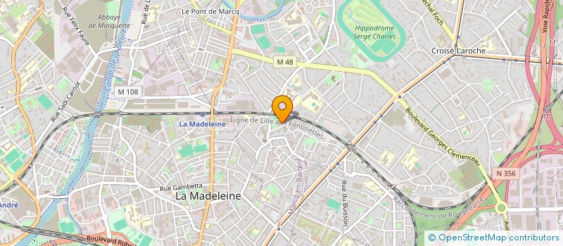 localisation de l'entreprise CENTRE INITIATION A L'ESCRIME MARCQUOIS à MARCQ-EN-BARŒUL