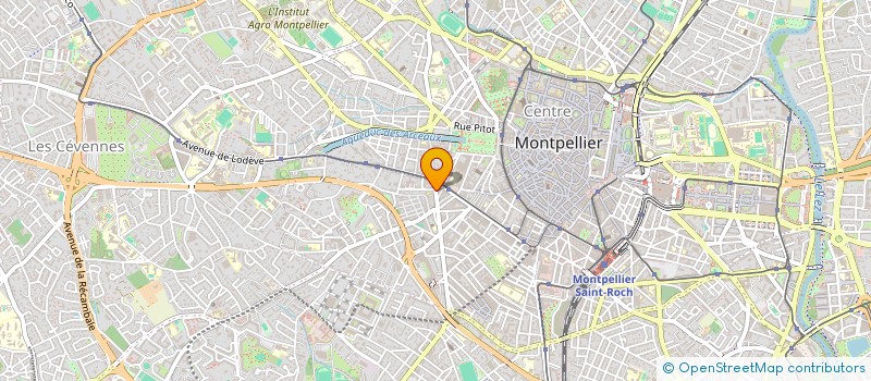 localisation de l'entreprise CENTRE INSERTION FORMATION DIFFA à MONTPELLIER
