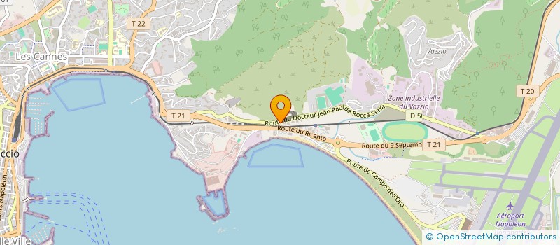 localisation de l'entreprise CENTRE INSULAIRE DE LIVRAISON EXPRESS à AJACCIO
