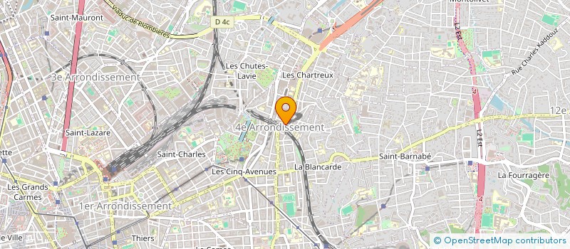 localisation de l'entreprise CENTRE INT RECHER PARAPSYCHOLOGIQUES à MARSEILLE 4EME