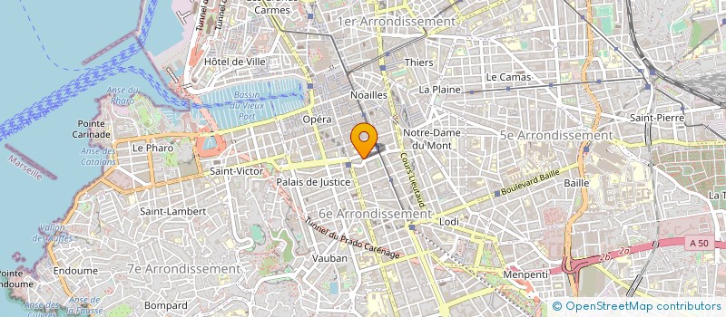 localisation de l'entreprise CENTRE INTER ORGANISMES DU LOGEMENT POUR LES MISSIONS D INGENIER à MARSEILLE