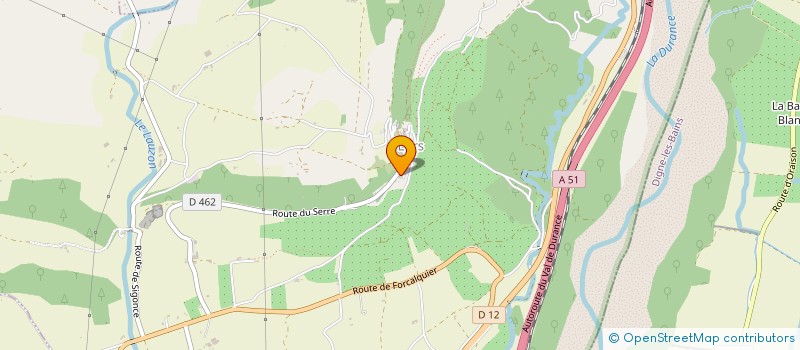 localisation de l'entreprise CENTRE INTER RENCONTRE HAUTE PROVENCE  LURS