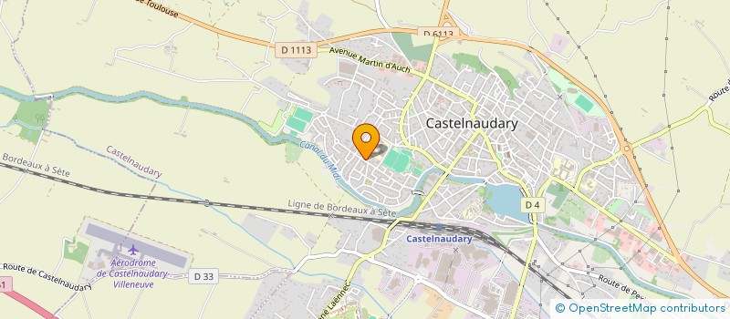 localisation de l'entreprise CENTRE INTERCOMMUNAL D ACTION SOCIALE à CASTELNAUDARY
