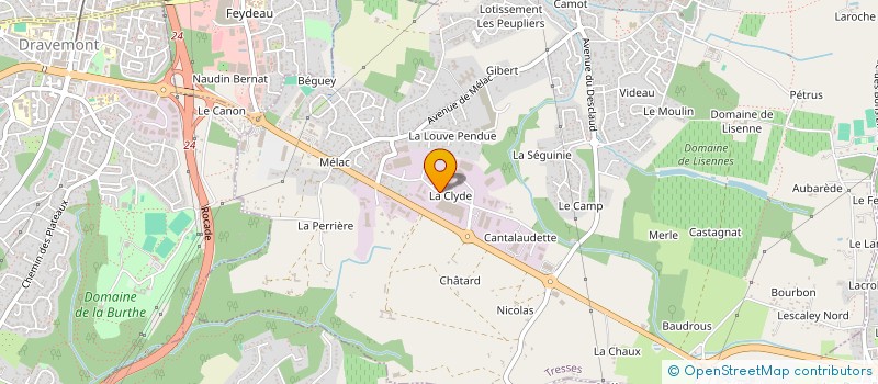 localisation de l'entreprise CENTRE INTERCOMMUNAL D'ACTION SOCIALE à TRESSES