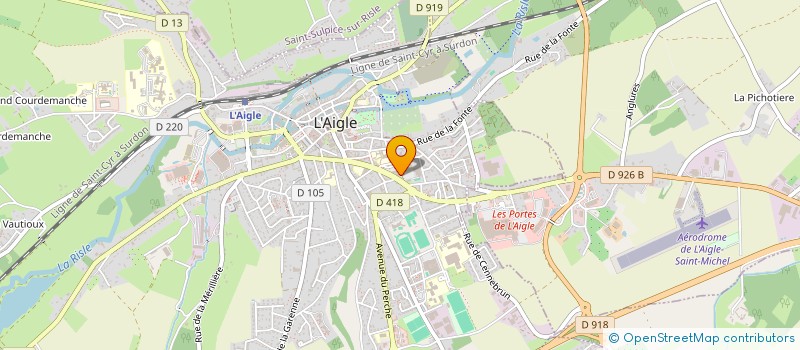 localisation de l'entreprise CENTRE INTERCOMMUNAL D'ACTION SOCIALE à L'AIGLE