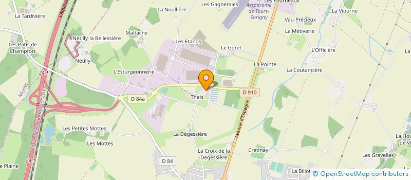 localisation de l'entreprise CENTRE INTERCOMMUNAL D'ACTION SOCIALE à SORIGNY