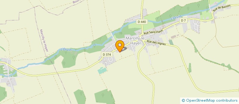 localisation de l'entreprise CENTRE INTERCOMMUNAL D'ACTION SOCIALE à MARCILLY-LE-HAYER