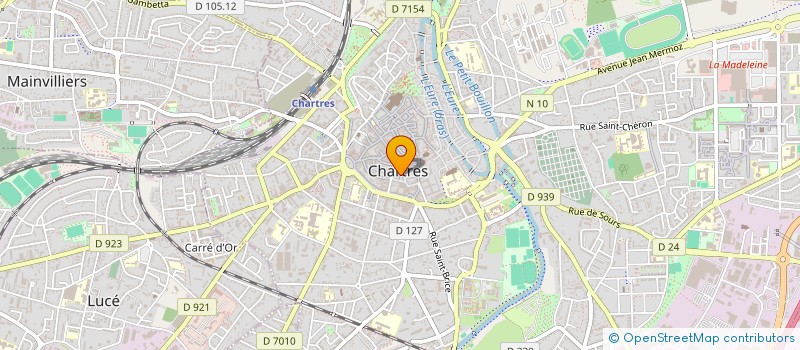 localisation de l'entreprise CENTRE INTERCOMMUNAL D'ACTION SOCIALE CHARTRES METROPOLE à CHARTRES