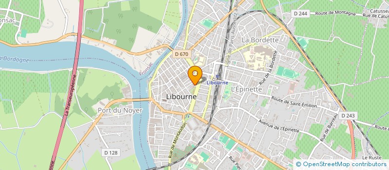 localisation de l'entreprise CENTRE INTERCOMMUNAL D ACTION SOCIALE DE LA CALI à LIBOURNE