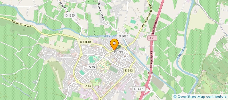 localisation de l'entreprise CENTRE INTERCOMMUNAL D'ACTION SOCIALE DE PEZENAS à PEZENAS