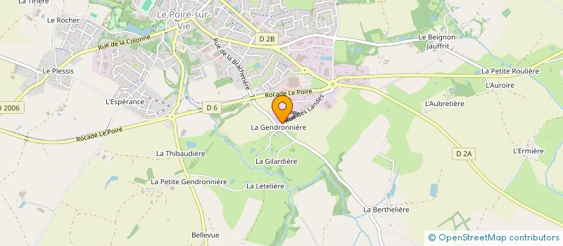 localisation de l'entreprise CENTRE INTERCOMMUNAL D ACTION SOCIALE DE VIE ET BOULOGNE à LE POIRE-SUR-VIE