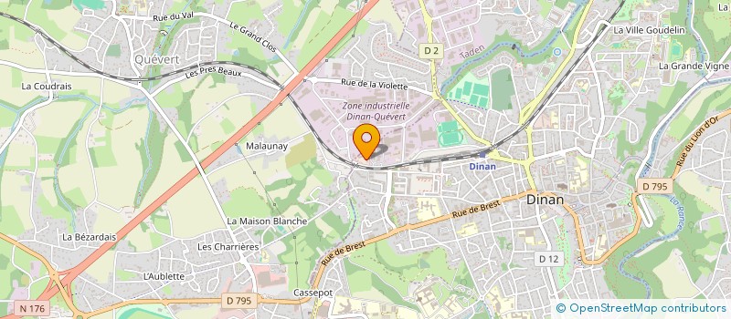 localisation de l'entreprise CENTRE INTERCOMMUNAL D'ACTION SOCIALE DINAN AGGLOMERATION à DINAN