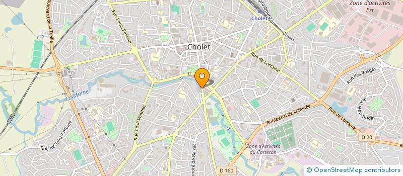 localisation de l'entreprise CENTRE INTERCOMMUNAL D'ACTION SOCIALE DU CHOLETAIS à CHOLET