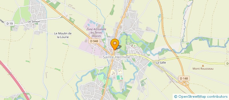 localisation de l'entreprise CENTRE INTERCOMMUNAL D ACTION SOCIALE DU PAYS DE SAINTE HERMINE à SAINTE-HERMINE