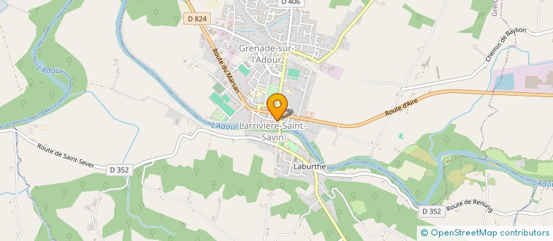 localisation de l'entreprise CENTRE INTERCOMMUNAL D'ACTION SOCIALE DU PAYS GRENADOIS à GRENADE-SUR-L'ADOUR