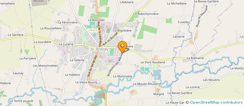 localisation de l'entreprise CENTRE INTERCOMMUNAL D'ACTION SOCIALE DU VAL DE SEE à BRECEY