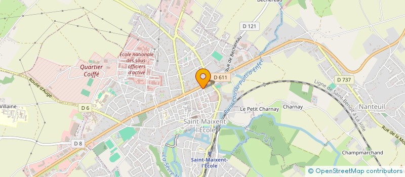 localisation de l'entreprise CENTRE INTERCOMMUNAL D'ACTION SOCIALE HAUT VAL DE SEVRE à SAINT-MAIXENT-L'ECOLE