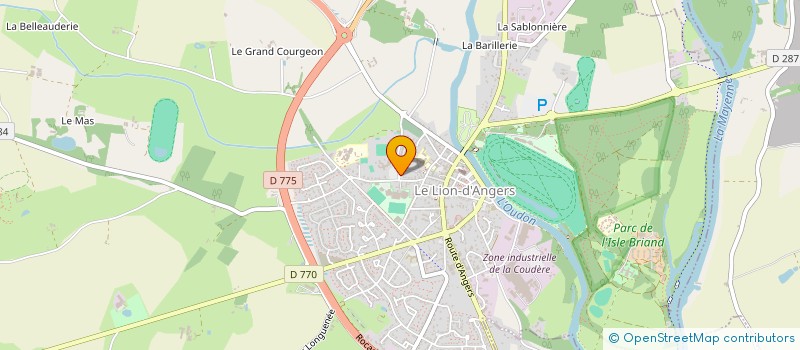 localisation de l'entreprise CENTRE INTERCOMMUNAL D'ACTION SOCIALE VALLEES DU HAUT ANJOU à LE LION D'ANGERS